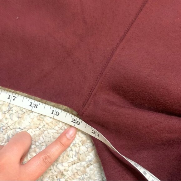 Brunette The Label Core Crew BLONDE Winetasting Burgundy S/M NWT - Picture 11 of 11